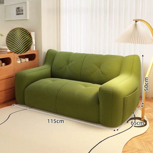 LuxeWeave Duo Sofa - Image 2