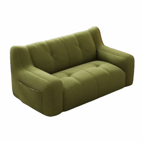LuxeWeave Duo Sofa